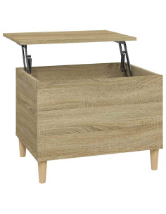 Tavolino Salotto Rovere Sonoma 60x44,5x45 cm Legno Multistrato