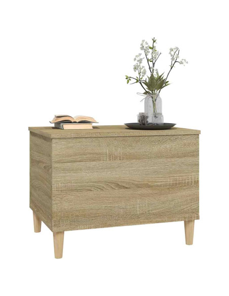 Tavolino Salotto Rovere Sonoma 60x44,5x45 cm Legno Multistrato
