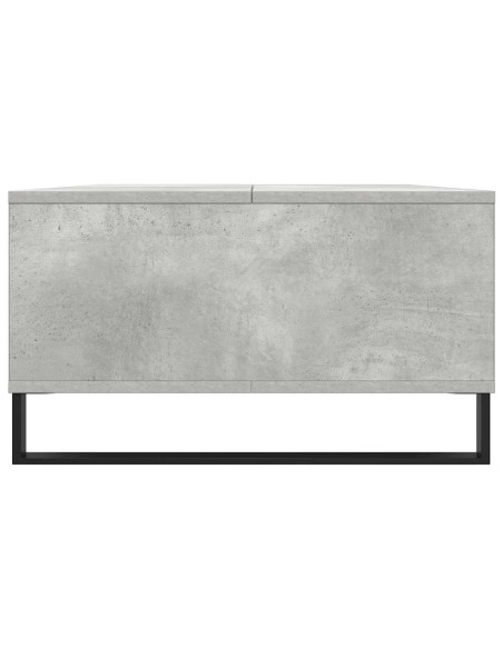 Tavolino Salotto Grigio Cemento 104x60x35 cm Legno Multistrato