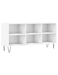 Mobile Porta TV Bianco 103,5x30x50 cm in Legno Multistrato