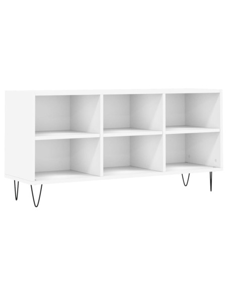 Mobile Porta TV Bianco 103,5x30x50 cm in Legno Multistrato