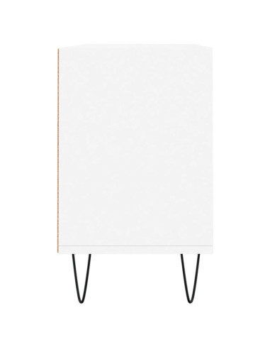 Mobile Porta TV Bianco 103,5x30x50 cm in Legno Multistrato