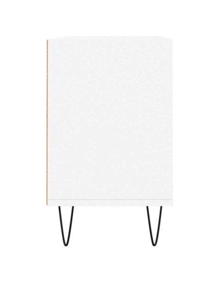 Mobile Porta TV Bianco 103,5x30x50 cm in Legno Multistrato