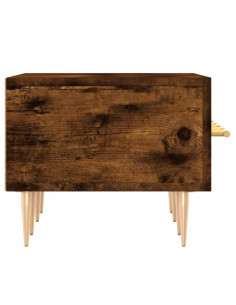 Mobile Porta TV Rovere Fumo 150x36x30 cm in Legno Multistrato