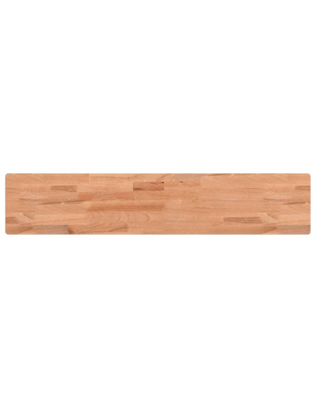Mensola a Parete 100x20x1,5 cm in Legno Massello di Faggio