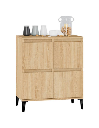 Credenza Rovere Sonoma 60x35x70 cm in Legno Multistrato