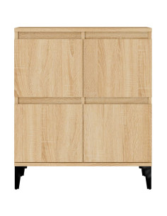 Credenze 2pz Rovere Sonoma 60x35x70 cm in Legno Multistrato 2