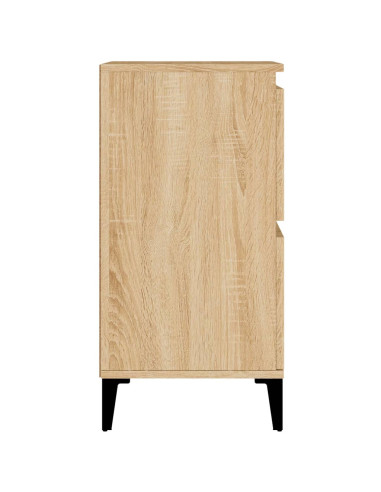 Credenze 2pz Rovere Sonoma 60x35x70 cm in Legno Multistrato