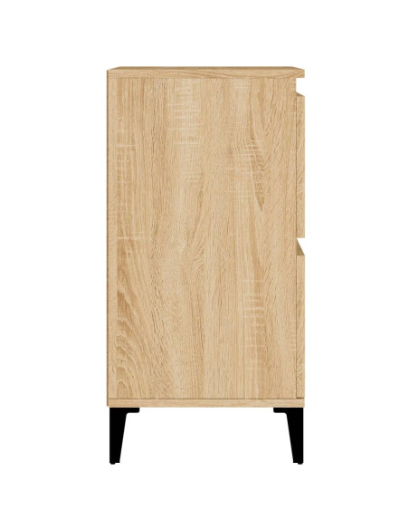Credenze 2pz Rovere Sonoma 60x35x70 cm in Legno Multistrato
