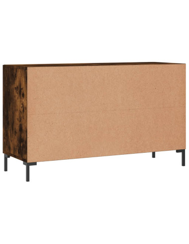 Credenza Rovere Fumo 100x36x60 cm in Legno Multistrato