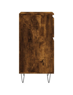 Credenza Rovere Fumo 40x35x70 cm in Legno Multistrato