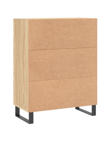 Credenza Rovere Sonoma 69,5x34x90 cm in Legno Multistrato