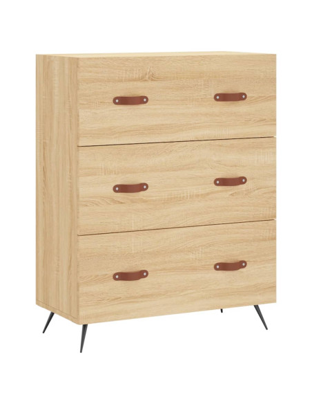 Credenza Rovere Sonoma 69,5x34x180 cm in Legno Multistrato