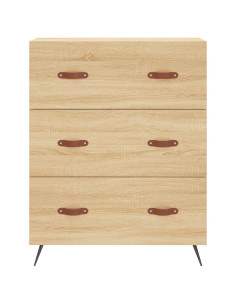 Credenza Rovere Sonoma 69,5x34x180 cm in Legno Multistrato 2
