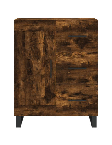 Credenza Rovere Fumo  69,5x34x180 cm in Legno Multistrato