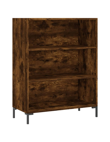 Credenza Rovere Fumo  69,5x34x180 cm in Legno Multistrato