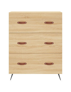 Credenza Rovere Sonoma 69,5x34x180 cm in Legno Multistrato 2