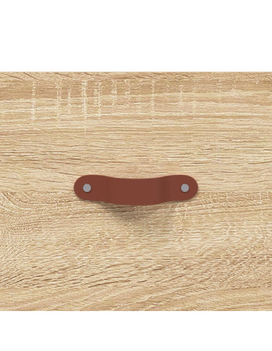 Credenza Rovere Sonoma 69,5x34x180 cm in Legno Multistrato