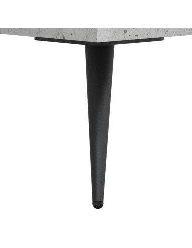 Credenza Grigio Cemento 69,5x34x180 cm in Legno Multistrato