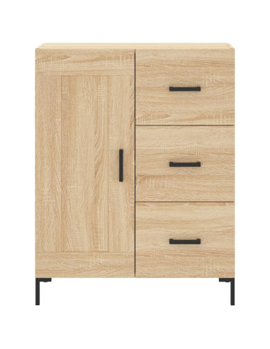 Credenza Rovere Sonoma 69,5x34x180 cm in Legno Multistrato