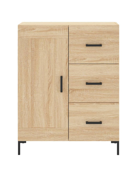 Credenza Rovere Sonoma 69,5x34x180 cm in Legno Multistrato
