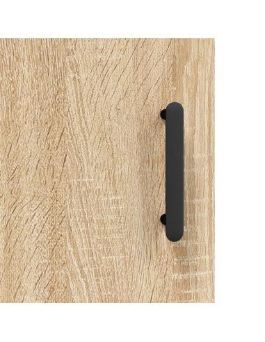 Armadietti a Parete 2 pz Rovere Sonoma in Legno Multistrato