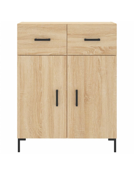 Credenza Rovere Sonoma 69,5x34x180 cm in Legno Multistrato