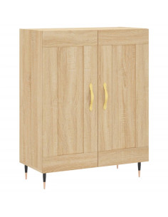 Credenza Rovere Sonoma 69,5x34x180 cm in Legno Multistrato