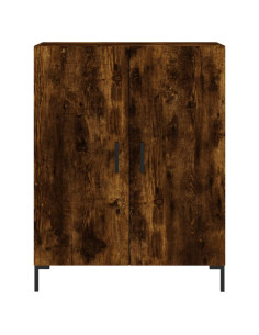 Credenza Rovere Fumo  69,5x34x180 cm in Legno Multistrato 2