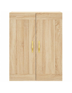 Mobile a Parete Rovere Sonoma 69,5x34x90 cm Legno Multistrato