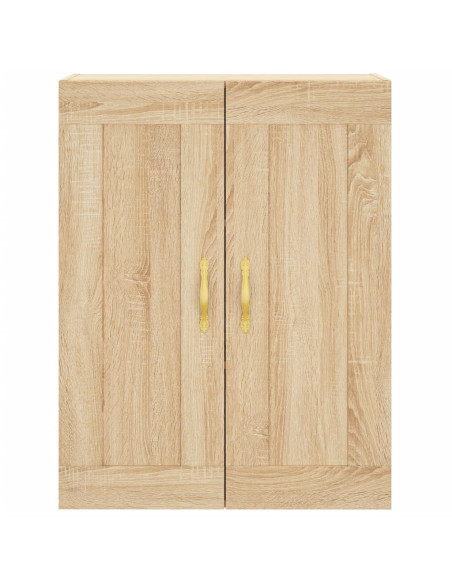 Mobile a Parete Rovere Sonoma 69,5x34x90 cm Legno Multistrato