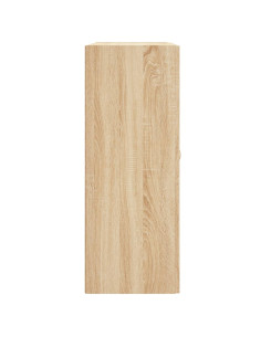 Mobile a Parete Rovere Sonoma 69,5x34x90 cm Legno Multistrato 2