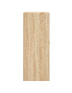 Armadietti a Parete 2 pz Rovere Sonoma in Legno Multistrato