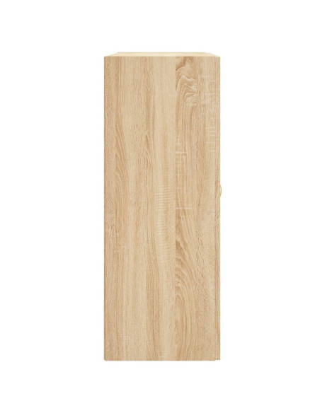 Armadietti a Parete 2 pz Rovere Sonoma in Legno Multistrato