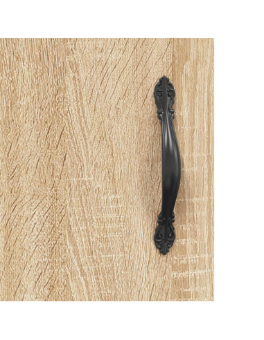 Credenza Rovere Sonoma 34,5x34x180 cm in Legno Multistrato