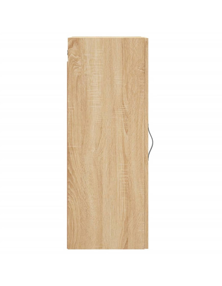 Mobile a Parete Rovere Sonoma 34,5x34x90 cm Legno Multistrato