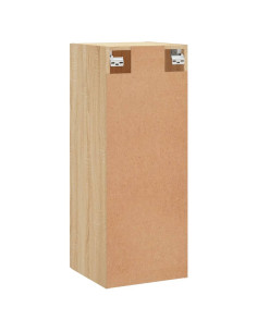 Mobile a Parete Rovere Sonoma 34,5x34x90 cm Legno Multistrato 2
