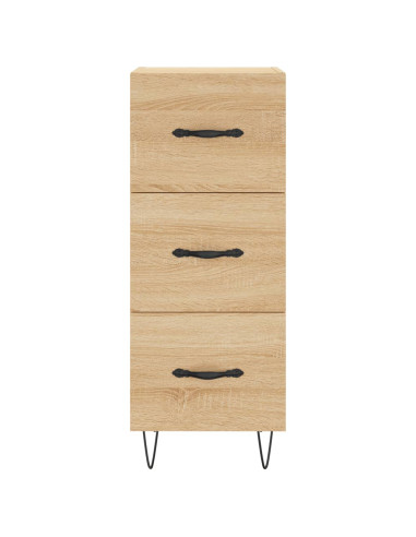 Credenza Rovere Sonoma 34,5x34x180 cm in Legno Multistrato