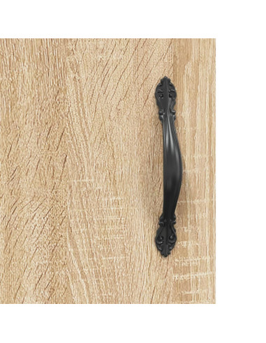 Credenza Rovere Sonoma 34,5x34x180 cm in Legno Multistrato