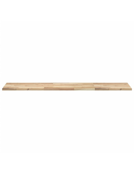 Mensole da Parete 4 pz 120x40x2 cm Legno Acacia Non Trattato