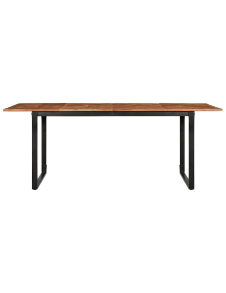 Tavolo da Pranzo 200x100x75 cm in Legno Massello di Acacia