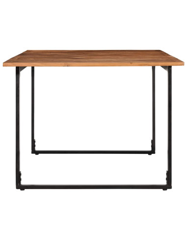 Tavolo da Pranzo 200x100x75 cm in Legno Massello di Acacia