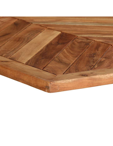 Tavolo da Pranzo 200x100x75 cm in Legno Massello di Acacia