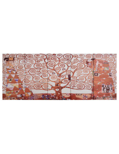 Set Stampa su Tela da Muro Albero Gialla 150x60 cm 2