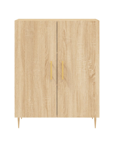 Credenza Rovere Sonoma 69,5x34x180 cm in Legno Multistrato