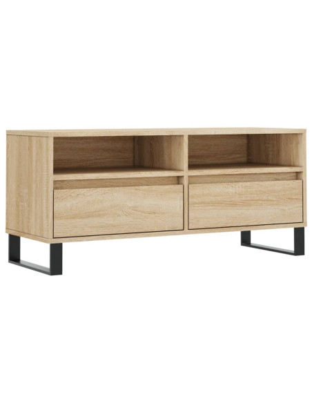 Mobile TV Rovere Sonoma 100x34,5x44,5 cm in Legno Multistrato