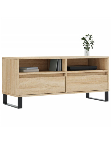 Mobile TV Rovere Sonoma 100x34,5x44,5 cm in Legno Multistrato