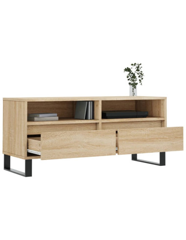 Mobile TV Rovere Sonoma 100x34,5x44,5 cm in Legno Multistrato