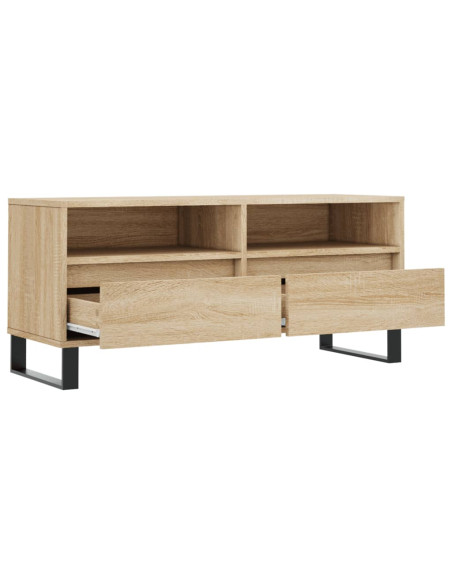 Mobile TV Rovere Sonoma 100x34,5x44,5 cm in Legno Multistrato