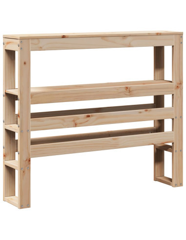 Letto senza Materasso 90x190 cm in Legno Massello di Pino